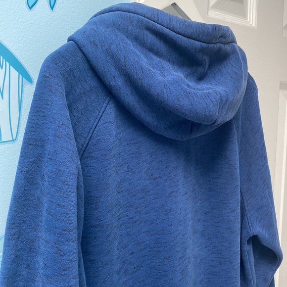 Hollister Blue Black Warm Hoodie Kangaroo Pockets & Drawstrings Men's Size M ! - Picture 5 of 8